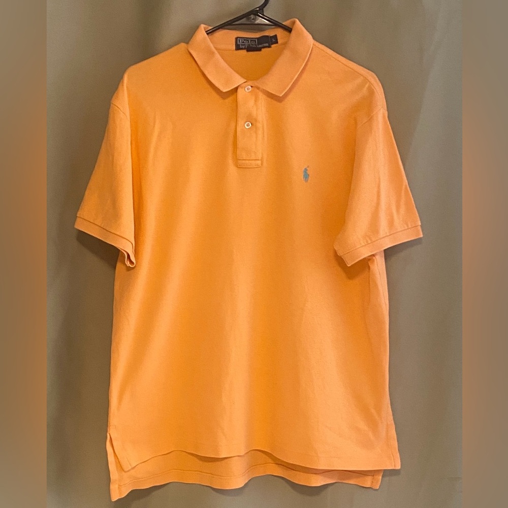 Polo by Ralph Lauren Short Sleeve Salmon Polo Shirt Men’s Large